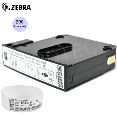 Bracelet blanc adulte Zebra...